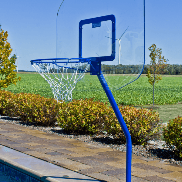 Global GPPOTE-HDBBS-SV Basketball Set, Silver Vein